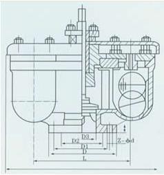 雙口排氣閥參數圖1